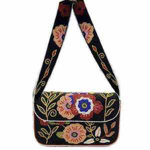 Fruit Pattern Beaded <b>Storage</b> <b>Bag</b> Shoulder Purse Women Handmade Seed Bead Crossbody <b>Bag</b> Elegant Fashion Handbag Gift Party Purse - Product Image 2