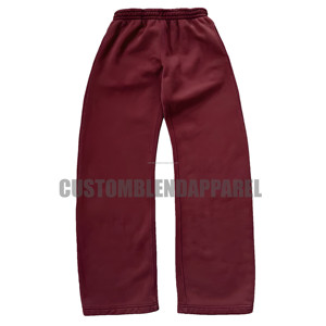 Pantalon Baggy Unisexe 100% Coton Surdimensionné avec Logo Personnalisé Dernière Mode Trendy Baggy Wide Leg Men Joggers. - Product Image 5