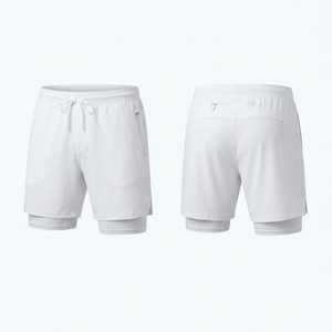Custom Sportswear Manufacturer Men Activewear Lightweight 5 Inch Running <b>Shorts</b> <b>Waterproof</b> Zipper Pocket Gym Training <b>Shorts</b> - Product Image 4