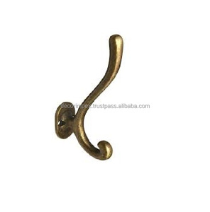 ตะขอแขวนเสื้อแจ็กเก็ตทองเหลืองสีทองสำหรับตกแต่งบ้านหรือแขวนผนังดีไซน์แบบคลาสสิกทำด้วยมือ - Product Image 5