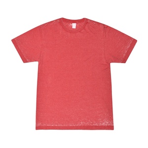Meilleur prix de gros de T-shirts délavés à l'acide en coton de haute qualité Hommes de grande taille Vente de motifs de logo de couleur vierge personnalisés - Product Image 2