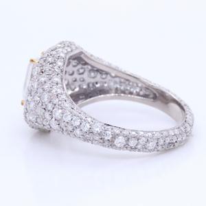 Bracelet manchette chrétien tendance en argent sterling 925 plaqué or blanc 18 carats avec zircon, haute qualité, vente chaude, cadeau de mode pour femme - Product Image 4