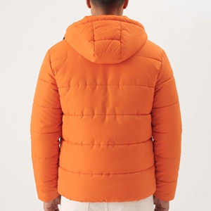 Doudoune matelassée ultime pour homme, écologique, imperméable, résistante au froid, avec capuche de protection et fermeture éclair éclatante - Product Image 2