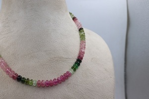 Cuentas redondas lisas de turmalina Kalwa natural de 6-8 mm, hilo de 16 pulgadas para la fabricación de joyas - Product Image 2