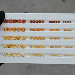 Piedra preciosa de corte redondo de citrino Natural de 2mm-10mm para la fabricación de joyas de oro Compre piedras preciosas calibradas Proveedor en línea Regalos de piedra natal - Product Image 4