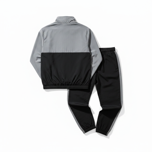 Conjunto Deportivo Cortavientos Personalizado al por Mayor para Hombre, 2 Piezas, Ligero, Impermeable, Chaqueta y Pantalones para Correr, Ropa Deportiva Urbana - Product Image 2