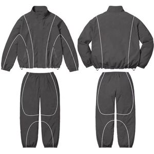 Custom Men's Nylon <b>Tracksuit</b> Set Lightweight Quick Dry Sportswear Running Jogging Gym Wear Custom Logo OEM ODM Fit - Product Image 5