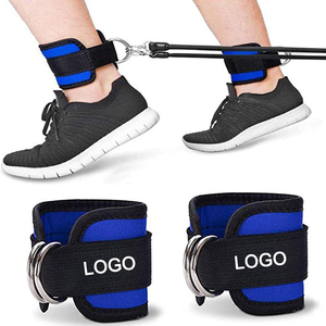 Good Quality Custom Logo Gym Cable Machine <b>Work</b> Out <b>Belt</b> Neoprene Material Ankle Straps Durable Adjustable Non-Slip Hot Sale - Product Image 1