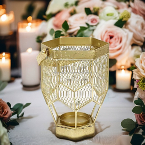 Candelabro cilíndrico de Metal moderno para decoración del hogar en Bodas de Navidad o como centros de mesa y pared - Product Image 6