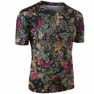 T-shirt homme en sublimation, structuré pour une durabilité accrue, avec des coutures solides et un tissu résistant. - Product Image 1