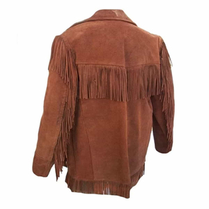 Chaqueta de Invierno Estilo Bronco de Medianoche, Resistente al Viento, Estilo Hip Hop, con Flecos, Estilo Vaquero, Rodeo, Vintage, de Gamuza, Servicio OEM, Bordado a Máquina - Product Image 5