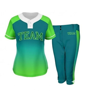 Nuevo Estilo Uniforme de Sóftbol para Mujer Adulta, Ropa Deportiva de Poliéster Transpirable de Manga Corta, Sin Costuras, con Tecnología de Detección de Agujas de Fusión, de Fábrica - Product Image 6