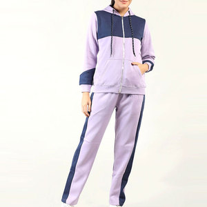 Conjunto Deportivo Personalizado para Mujer, Mezcla de Algodón, Corte Holgado, Sudadera con Capucha y Pantalones Jogger, Bajo MOQ, Proveedor Mayorista, OEM, ODM - Product Image 1