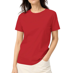 T-shirt femme à prix réduit, anti-boulochage, motif écossais, coupe oversize, grande taille, séchage rapide, collection été 2026 - Product Image 3