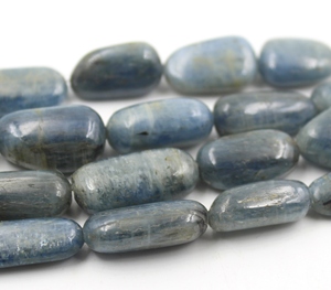 Cuentas de Cianita Azul Natural en Forma de Gota, Cuentas de Piedras Preciosas Sueltas para la Fabricación de Joyas, Hermosas Cuentas de Cianita, Cianita a Granel de 18 Pulgadas - Product Image 1