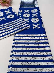 Tela Africana Auténtica de Nigeria con Estampado de Cera, 100% Algodón, para Prendas Elegantes, Mercado de Sudáfrica - Product Image 6