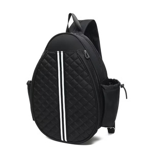 Sacs de transport pour raquettes de tennis de table avec coutures et fermetures éclair de qualité supérieure, sacs à bandoulière personnalisés pour le pickleball, sacs de badminton pour hommes - Product Image 6
