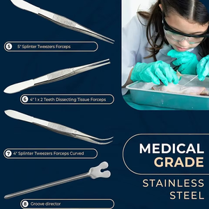 Kit d'instruments manuels standard de haute qualité en acier inoxydable pour implants dentaires avancés et chirurgie buccale orthodontique - Product Image 4