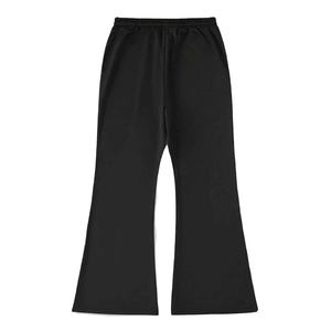 Pantalon de survêtement évasé taille mi-haute, qualité professionnelle, style décontracté, design personnalisable, confortable, respirant, séchage rapide, coupe droite, léger - Product Image 2