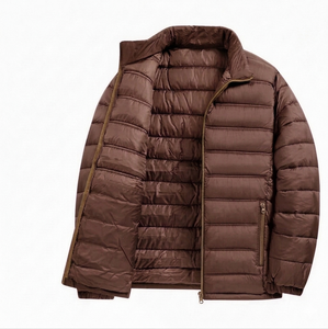 Chaqueta de Plumón para Hombre de Invierno, Diseño Nuevo de Alta Calidad, Personalizable, Ligera, Estilo Casual, Cierre de Cremallera, Logotipo Frontal - Product Image 3