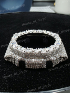 ขอบนาฬิกาประดับเพชรโมอิสซาไนต์ VVS แบบ Iced Out |   นาฬิกาซีรีส์ 2100 - Product Image 2