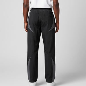 Men's Plus Size Casual Flat Front <b>Stacked</b> Flare <b>Jogger</b> Sweatpants Breathable High Quality Custom 100% Polyester Sweatpants - Product Image 5