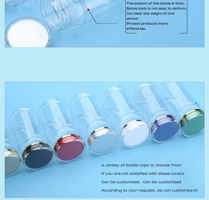 Bouteille de complément alimentaire en PET biodégradable, personnalisable avec logo couleur, pour médicaments et vitamines, 140 ml, vente en gros, Unalilia JN17, capsule, pilule - Product Image 6