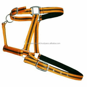 Bride de course de chevaux équestre conçue sur mesure en cuir véritable de cheval licol en nylon selles de style bride licol en PVC - Product Image 1