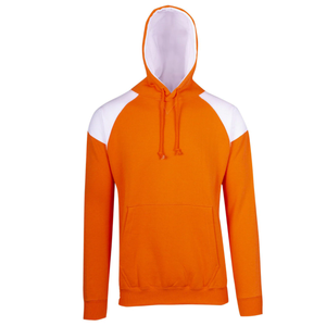 Sweat-shirt à capuche rouge pour homme, coupe classique, couleur unie, manches raglan, en polaire, impression numérique, anti-boulochage, avec poche, en polyester - Product Image 5