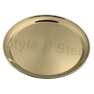 Bandeja de cerveza Bandeja para servir Bandeja de servicio de metal de la mejor calidad de acero inoxidable - Product Image 1