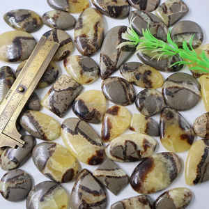 2025 AAA Grado Superior cabujón de cristal septariano Natural de alta calidad suelto Amarillo Blanco piedras preciosas trituradas accesorio de joyería gema - Product Image 2