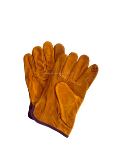 Gants de conduite d'hiver thermiques doublés en cuir de vachette de qualité supérieure unisexe, style vintage, écran tactile, OEM ODM - Product Image 6
