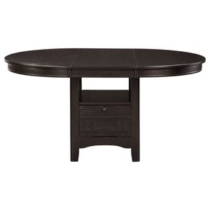 Tavolo da Pranzo Allungabile Ovale Illkirch Espresso, Elegante e Raffinato - Product Image 3