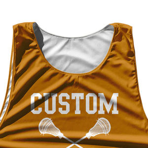 Venta al por mayor de camisetas de lacrosse de malla reversibles con doble estampado personalizadas para mujer, ropa deportiva de lacrosse de malla, sublimación en seco - Product Image 2