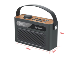 วิทยุพกพา DAB+ FM ดิจิตอล ลำโพงบลูทูธ นาฬิกาปลุกคู่ เสียงสเตอริโอ ชาร์จไฟได้ เครื่องเล่นเสียงสำหรับบ้านและโต๊ะทำงาน - Product Image 3