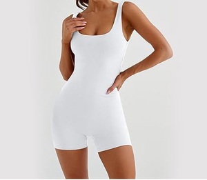Traje de Yoga Scrunch Booty para Mujer, Mono Deportivo Sin Costuras, Levanta Glúteos, Cintura Alta, Spandex, Poliéster, Conjunto de Fitness para Ejercicio - Product Image 4