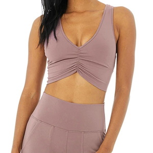 Conjunto de Yoga para Mujer con Logotipo Personalizado, Ropa Deportiva para Gimnasio, Bra Deportivo Sin Costuras, Leggings de Cintura Alta, Ropa Deportiva, Traje de Yoga, Venta al Por Mayor - Product Image 5