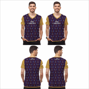 เสื้อยืดผู้ชายทรงหลวมใส่สบายสำหรับฤดูร้อน พิมพ์โลโก้ตามสั่ง MOQ ต่ำ สไตล์โดดเด่น ผ้าฝ้าย 100% คุณภาพสูง - Product Image 6