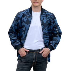 Veste bomber en satin pour homme, prix d'usine en gros, fabriquée avec des matériaux de la meilleure qualité, logo personnalisé imprimé, veste en satin de haute qualité - Product Image 1