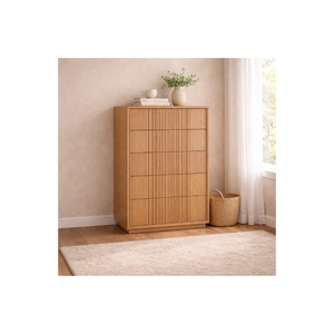 Colección LINEAR RANGE: Muebles de Madera para Dormitorio y Sala de Estar, Cómoda Sostenible y Ecológica, Armario Alto Más Vendido - Product Image 1