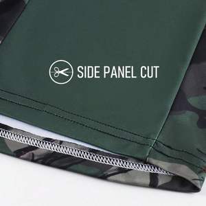 Haut de pêche à capuche et masque intégré, motif personnalisé, entièrement sublimé, UPF 50, en Spandex/Polyester, protection solaire UV, faible MOQ - Product Image 4