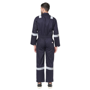 Uniforme de sécurité de haute qualité, uni, avec logo personnalisé, col montant, en coton pur original, haute visibilité, réfléchissant - Product Image 3