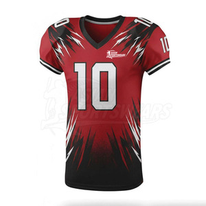 OEM ODM Service Breathable High Quality American Football Uniform Premium 100% Polyester Fabric <b>Athletic</b> Jersey Reasonable Price - Product Image 3