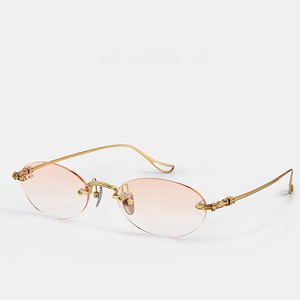 Gafas de Sol Polarizadas con Marco Cuadrado Pequeño, Modernas, para Hombre y Mujer, Personalizadas, de Metal de Alta Gama - Product Image 5