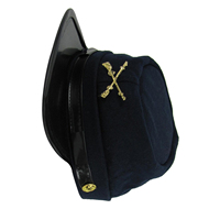 Sombrero de Copa de Lana 100% de Alta Calidad con Encaje y Lentejuelas Bordadas, Ajustable para las Cuatro Estaciones, Estilo Confederado Americano