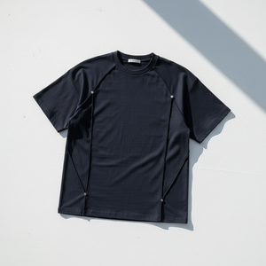 Camiseta Reductora para Hombre, Control de Abdomen, Camiseta Deportiva de Compresión, 100% Algodón, Tejido Frontal - Product Image 3