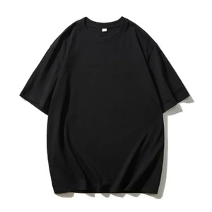 Camiseta unisex de punto oversize con hombros caídos, manga corta, informal, de algodón, estilo streetwear. - Product Image 5