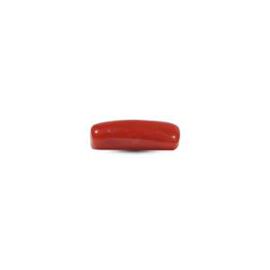 Red Coral Oval Cabochon 6.65 Carat Loose Gemstone for Fine Jewelry - Product Image 3