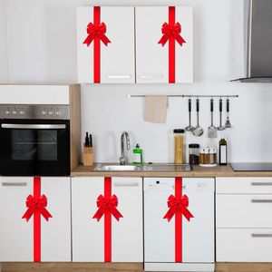 8 Lazos Rojos Grandes de 78.8 Pulgadas para Puertas de Armarios Navideños, Lazos Navideños para Cocina, Regalos, Árbol de Navidad, Juego de 8 Lazos Rojos Navideños - Product Image 2