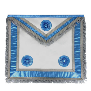 Delantal Masónico Personalizado 2023 con Logotipo, Delantal de Maestro Masón de Buena Calidad con Insignia Bordada y Lentejuelas Cosidas - Disponible para <span class=keywords><strong>la</strong></span> <span class=keywords><strong>Venta</strong></span> - Product Image 1